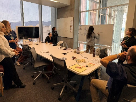 medical students in a classroom