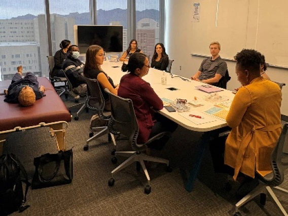 medical students in classroom