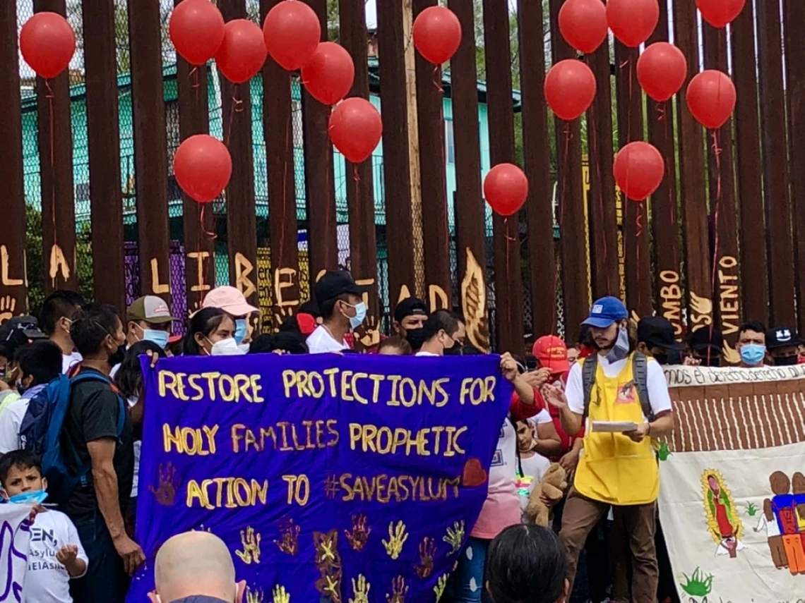 border wall demonstration