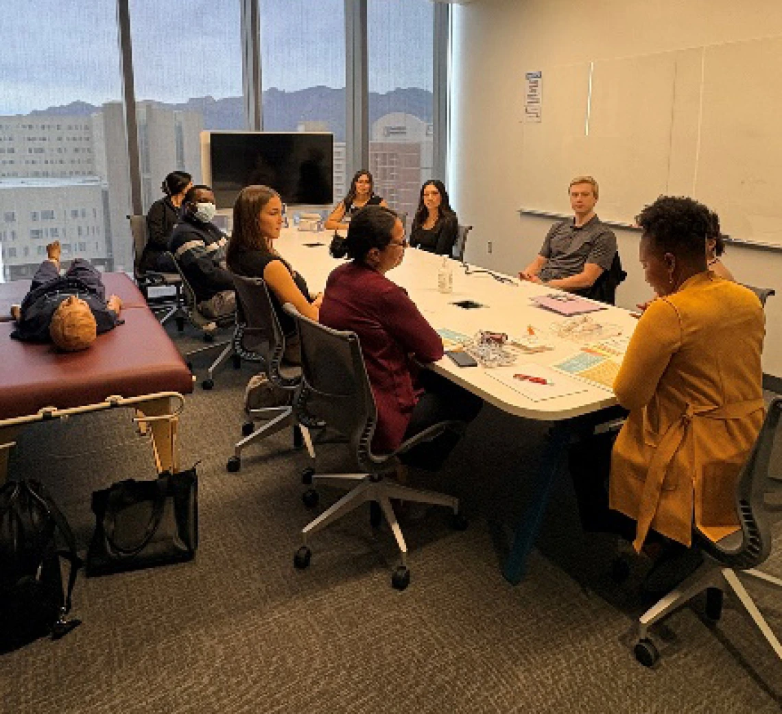 medical students in classroom