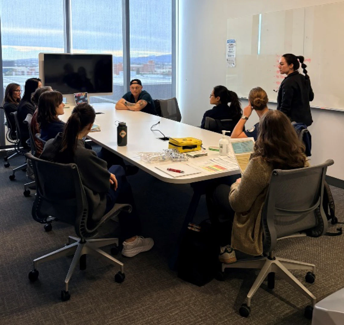 medical students in classroom